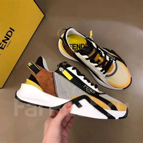 кроссовки fendi мужские